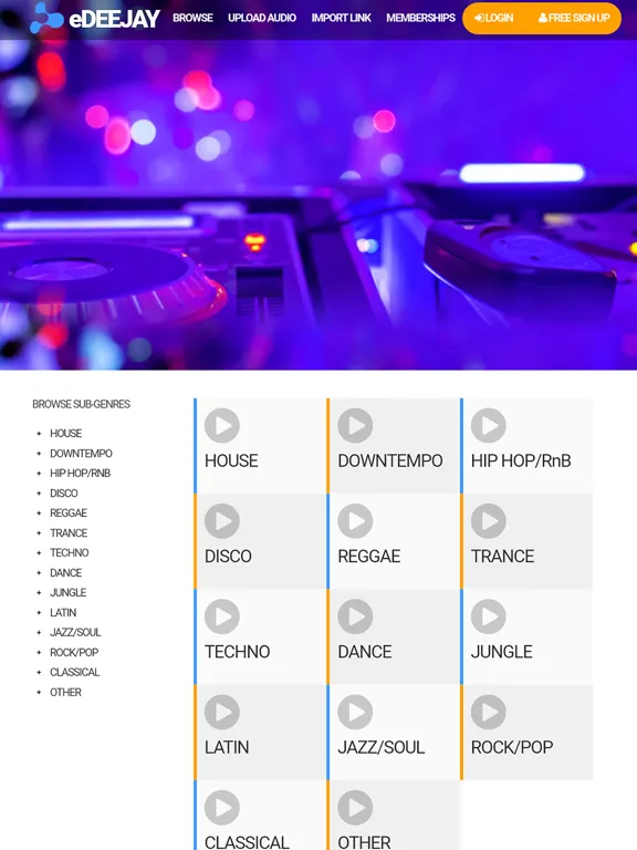 eDeejay Pro iPad  سکرین شاٹس